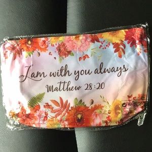 Cosmetic Makeup Bag I Am With You Always Matthew 28:20 New Seale